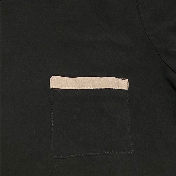 RW&CO | Sheer Black Button Back Blouse - Picture 4 of 4